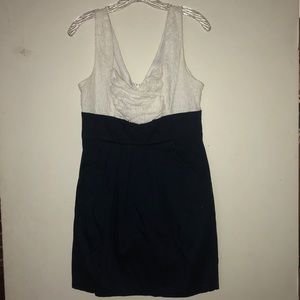 Navy Blue & White dress 😊